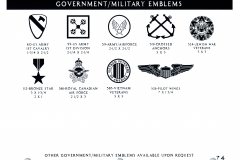 GOVERNMANT MILITARY EMBLEMS 2
