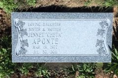 Grey Flush Granite Marker