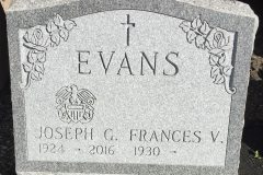 Slant Memorial for Navy Veteren