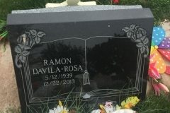 black slant memorial